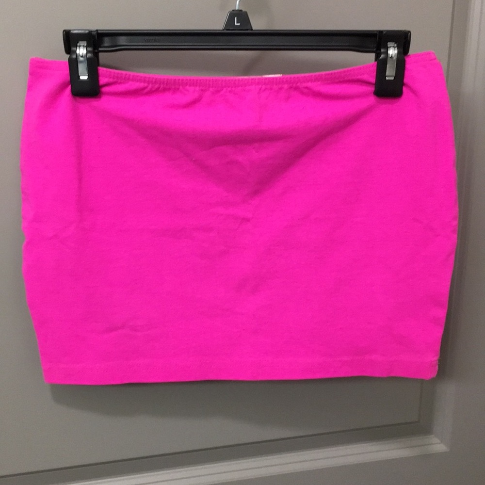 Hot Pink Mini Skirt